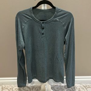 Lululemon Metal Vent Henley Long Sleeve Shirt